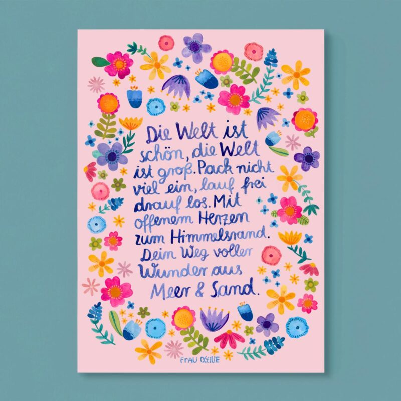 Frau Ottilie - Print A4 *Reise*