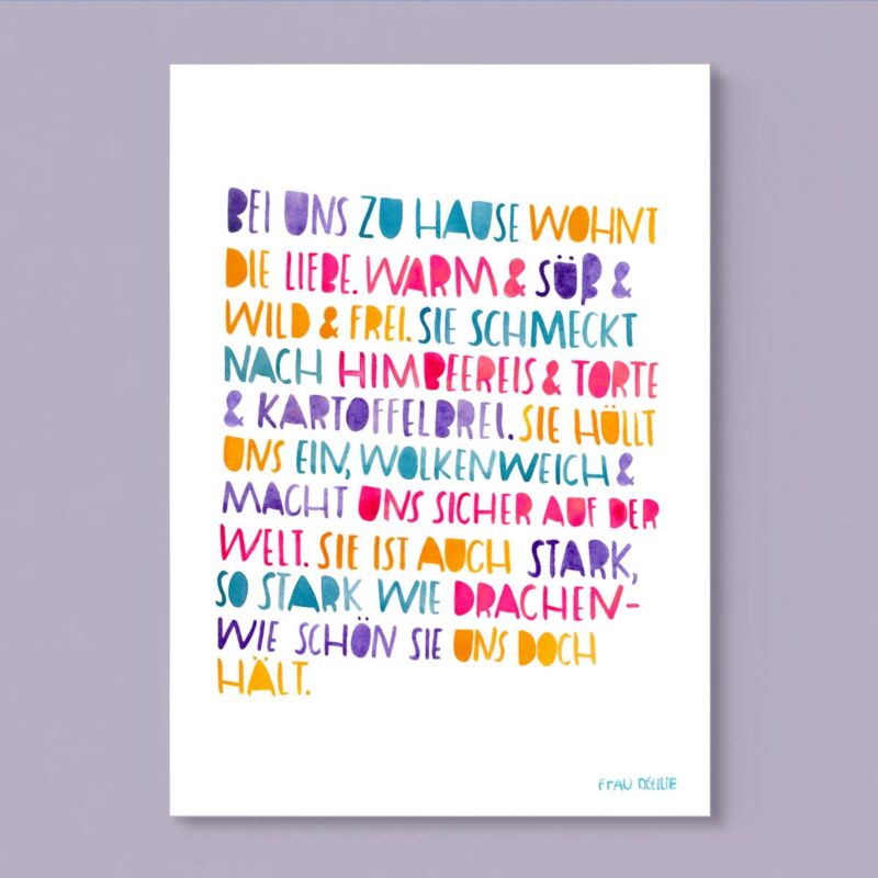 Frau Ottilie - Print A4 *Zuhause*
