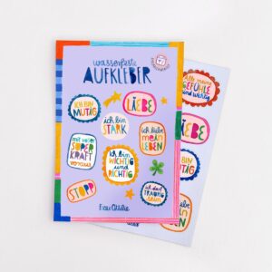 Frau Ottilie - Spülmaschinenfeste Sticker *Affirmationen*