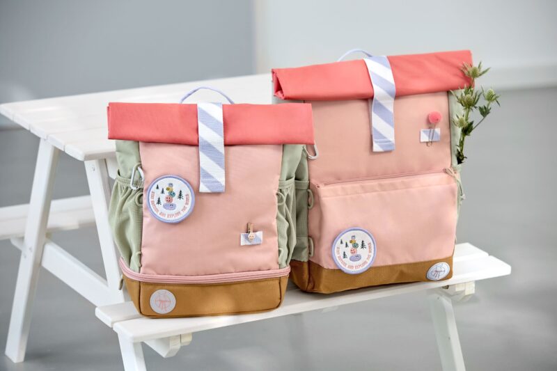 Kinderrucksack Rolltop - Sunny Explorer / Rosa Pink – Bild 3