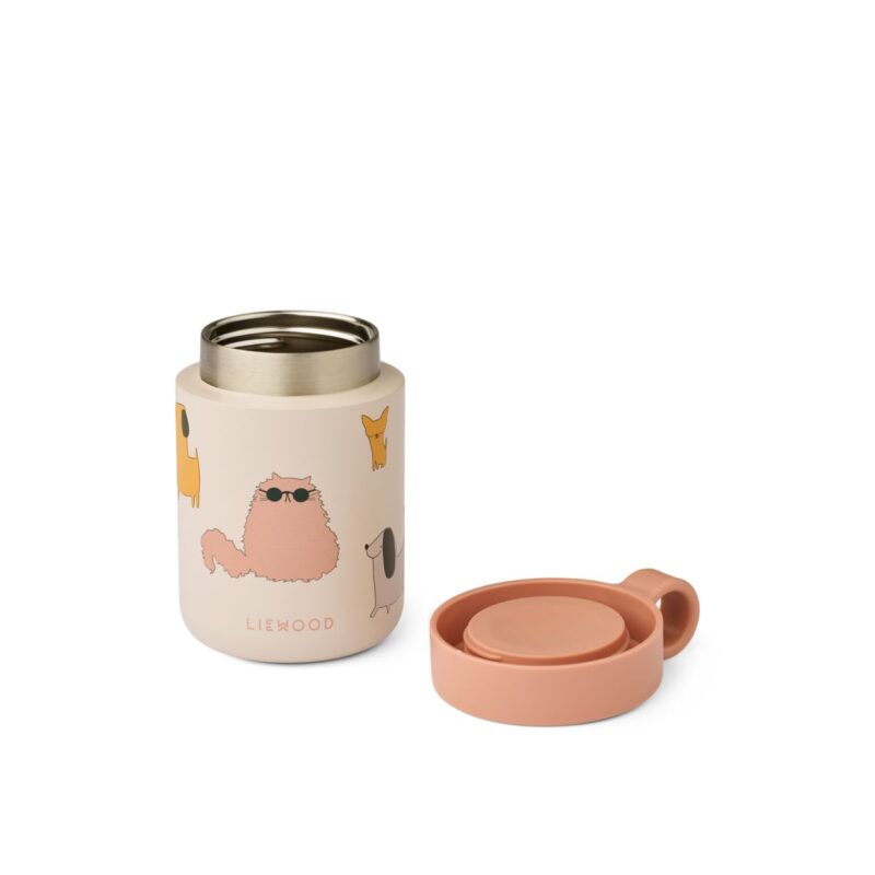 Thermobecher "Kiani Food Jar" – Cats and Dogs / Sandy – Bild 2