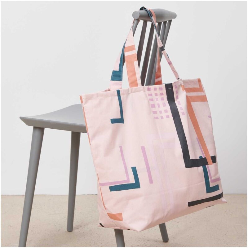 Shopper "Okina Hana" – Rosa 41x55x19cm – Bild 4