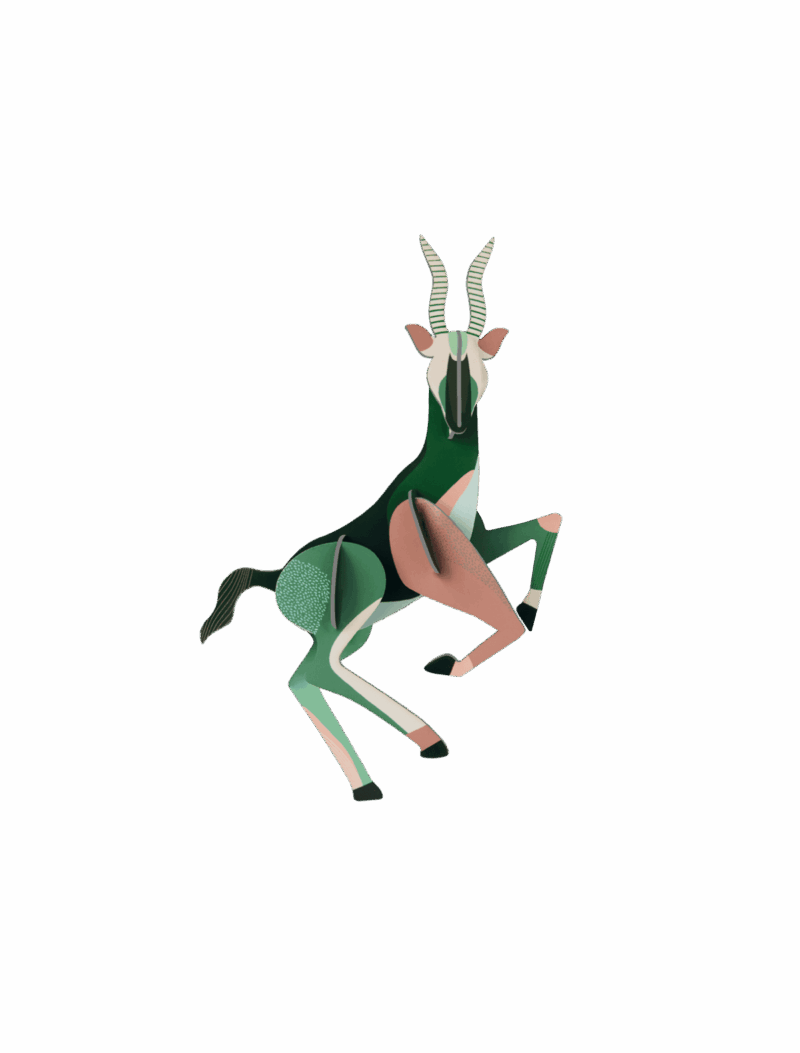Studio ROOF - Wild Animals - Antelope