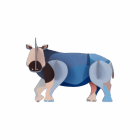 Studio ROOF - Wild Animals - Rhino