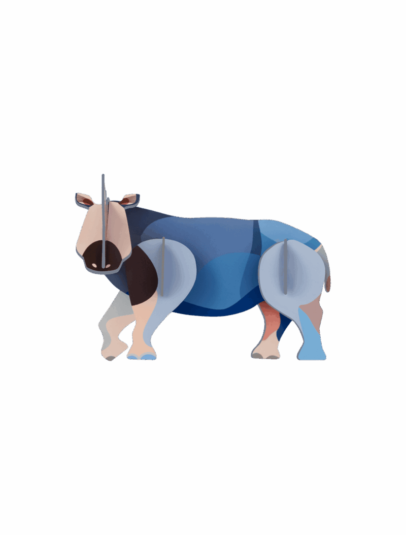 Studio ROOF - Wild Animals - Rhino