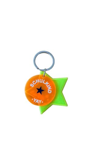 vonrike - Schlüsselanhänger Schulkind - Orange