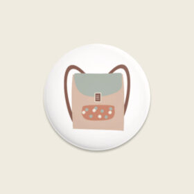 Ava&Yves - Button Schulranzen (Under the Sea) rose/mint