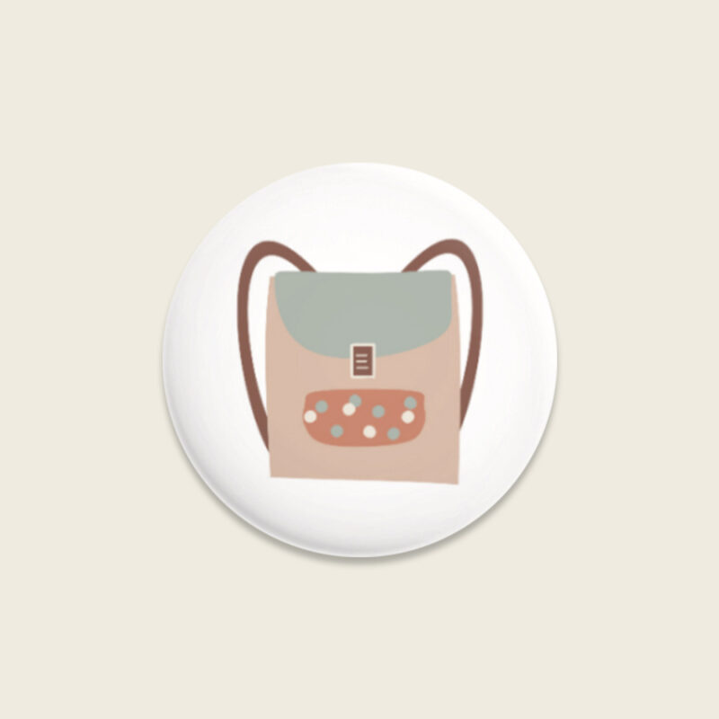 Ava&Yves - Button Schulranzen (Under the Sea) rose/mint