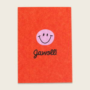 Ava&Yves - Postkarte “Jawoll” - rot