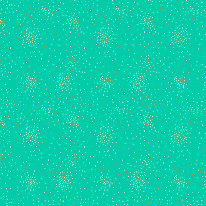 Cotton&Steel Fabrics - Basics - Clusters - Paradise Metallic Fabric