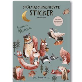 halfbird - Spülmaschinenfeste Sticker "Waldgeflüster"