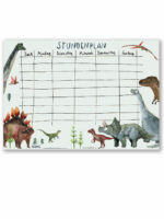 halfbird - Stundenplan Dinosaurier DIN A4