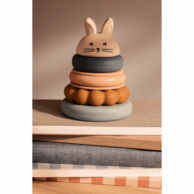 Donata Silicone Stacking Tower - sandy multi mix – Bild 3
