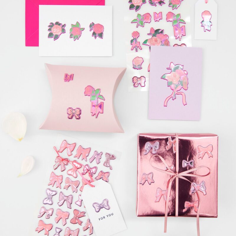 Puffy Sticker La Vie en Rose Schleifen – Bild 4