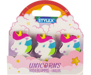 stylex - Radiergummi 3er Set (Einhorn)