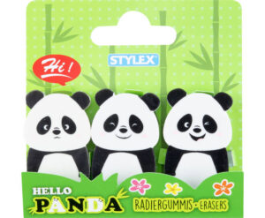 stylex - Radiergummi 3er Set (Pandas)
