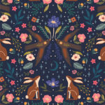 Art Gallery Fabrics - Starling - Moonlit Forest Dusk