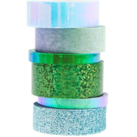rico design - Mixed Tape Set Grün / Blau FSC MIX - 6 Stk