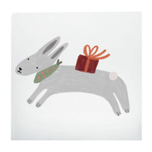Bügelbild "Geschenkehase"