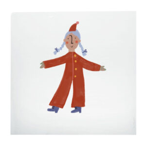 Bügelbild "Weihnachtsfrau"