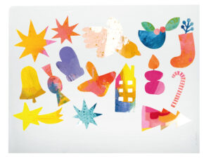 Bügelbilder Set "Frau Ottilie X-Mas" - 15 Motive