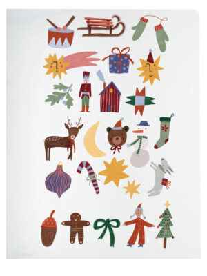 Bügelbilder Set "Gretas Schwester X-Mas" - 24 Motive