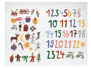 Bügelbilder Set "Gretas Schwester X-Mas + Zahlen" - 48 Motive