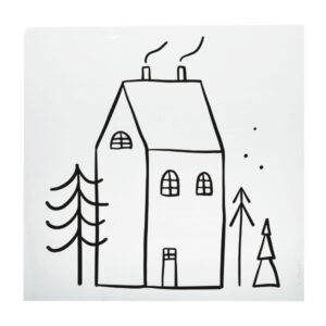 Bügelbild "Haus"
