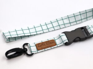 Schlüsselband " Grün kariert"