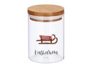 Keksdose/ Weihnachtsgebäckdose "Schlitten"