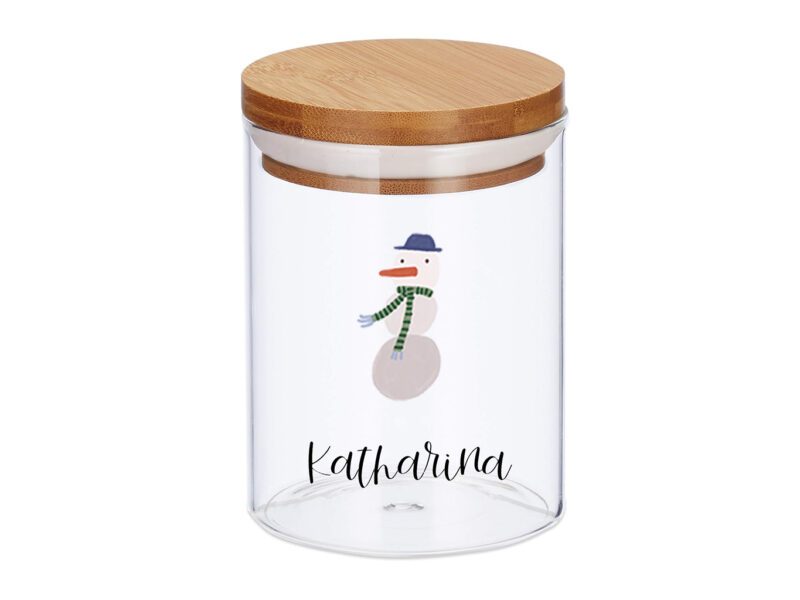 Keksdose_GretasSchwester_Schneemann_mitNamen