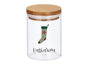 Keksdose/ Weihnachtsgebäckdose "Weihnachtssocke"