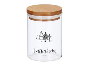 Keksdose/ Weihnachtsgebäckdose "Bäume"