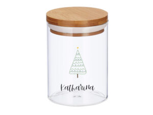 Glas für Weihnachtsgebäck "Tannenbaum"