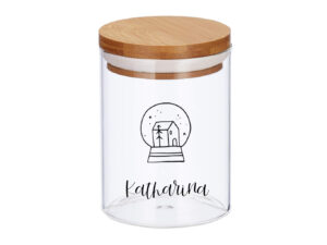 Keksdose/ Weihnachtsgebäckdose "Schneekugel"