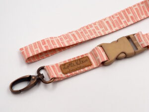 Schlüsselband - Rote Streifen