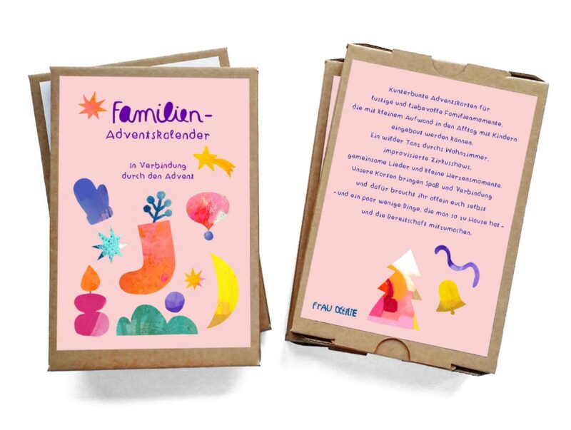 Frau Ottilie - Adventskalender-Karten *Familienadventskalender*