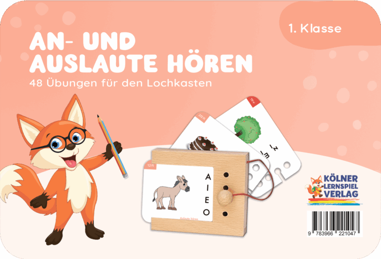 Kölner Lernspieverlag - Spiel Lochkasten (An- und Auslaute hören)