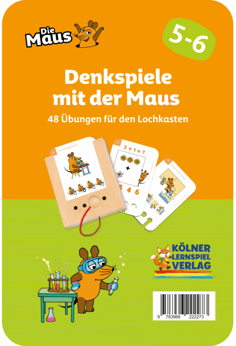 Kölner Lernspieverlag - Spiel Lochkasten (Denkspiele mit der Maus 5-6)