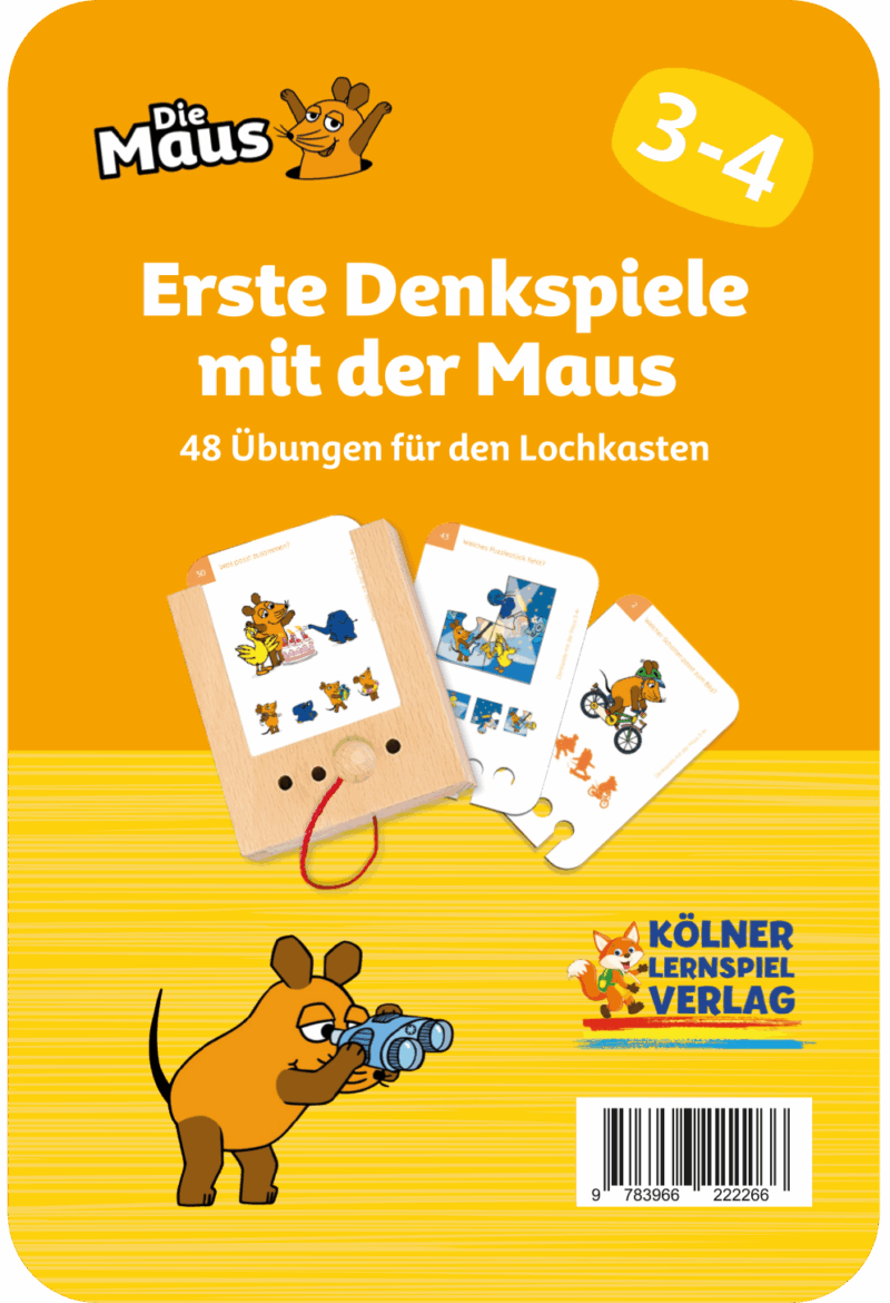 Kölner Lernspieverlag - Spiel Lochkasten (Erste Denkspiele mit der Maus 3-4)