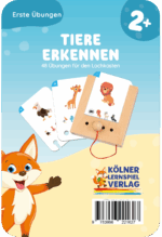 Kölner Lernspieverlag - Spiel Lochkasten (Erste Übungen - Tiere erkennen)