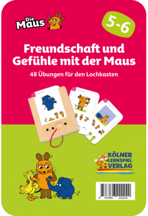 Kölner Lernspieverlag - Spiel Lochkasten (Freundschaft und Gefühle mit der Maus 5-6)