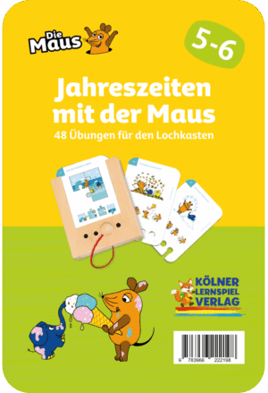 Kölner Lernspieverlag - Spiel Lochkasten (Jahreszeiten mit der Maus 5- 6)