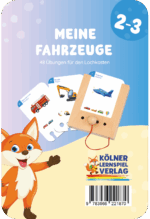 Kölner Lernspieverlag - Spiel Lochkasten (Meine Fahrzeuge)