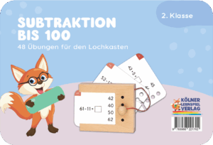 Kölner Lernspieverlag - Spiel Lochkasten (Subtraktion bis 100)