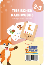 Kölner Lernspieverlag - Spiel Lochkasten (Tierischer Nachwuchs)