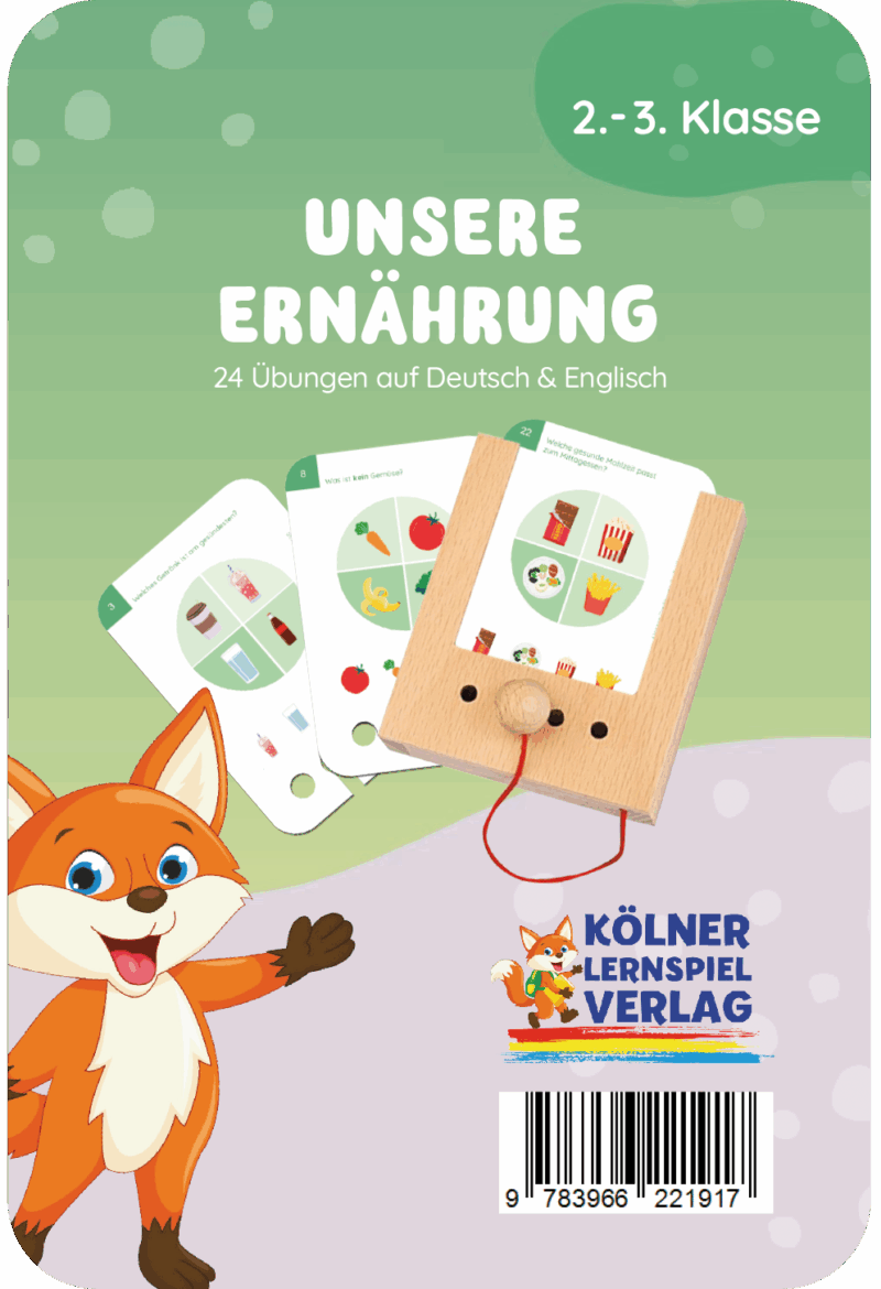 Kölner Lernspieverlag - Spiel Lochkasten (Unsere Ernährung)
