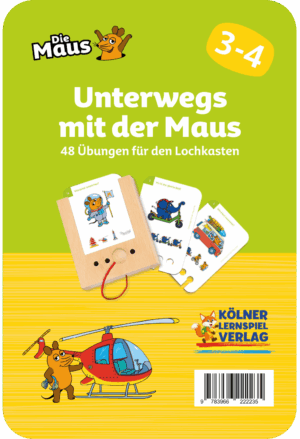Kölner Lernspieverlag - Spiel Lochkasten (Unterwegs mit der Maus 3-4)