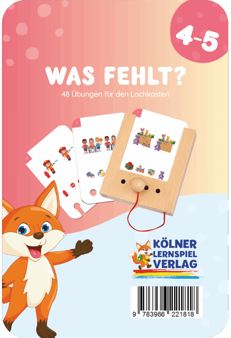 Kölner Lernspieverlag - Spiel Lochkasten (Was fehlt 4-5)