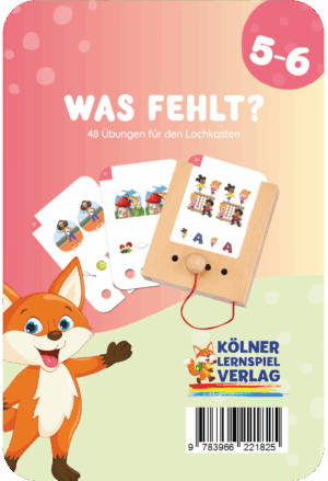 Kölner Lernspieverlag - Spiel Lochkasten (Was fehlt 5-6)